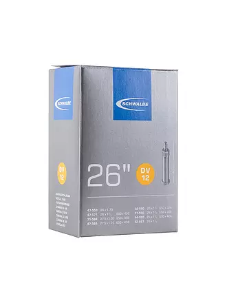 SCHWALBE | Cámara de bicicleta nº 12 DV40 (26"/27,5") |